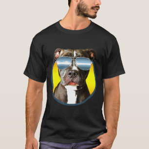 T-shirt Pitbull Avec Des Nuances Sur Pit Bull
