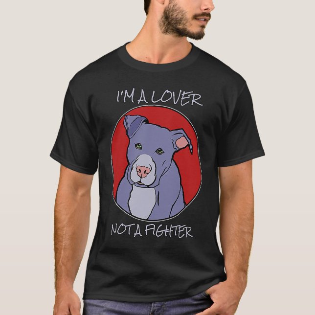 T-shirt Pitbull Chien Pittie Pit Bull mou (Devant)
