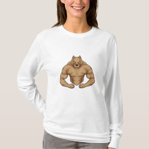 T-shirt Pitbull comme Bodybuilder extrême