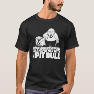 T-shirt Pitbull Grandpa Chien race Pitbull Ban