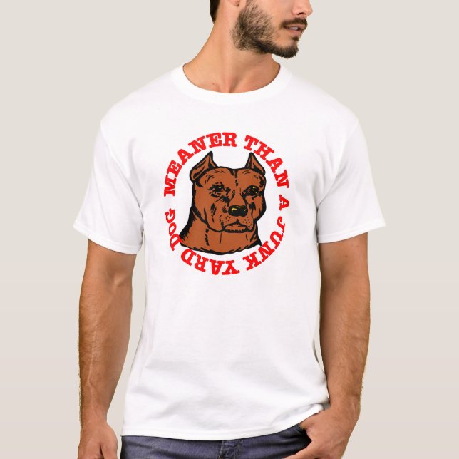 T-shirt Pitbull Junkyard Dog plus moyen (Devant)