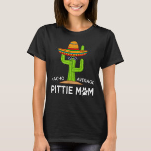 T-shirt Pitbull Lover Humour drôle Dire Pittie Maman