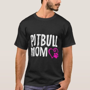 T-shirt Pitbull Maman I Love My Pitbull