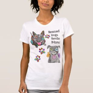 T-shirt Pitbull mignon et coloré