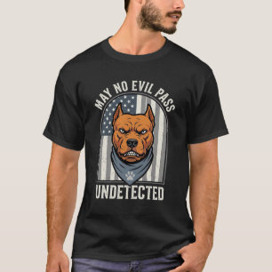 T-shirt Pitbull patriotique chien de garde