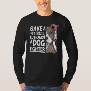 T-shirt Pitbull Pit Bull Terrier Économisez Un Pitbull