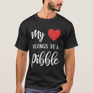 T-shirt Pitbull Propriétaire Gift Pibble Maman Pittie Love