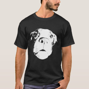 T-shirt Pitbull Staffy American Bully Amstaff drôle visage