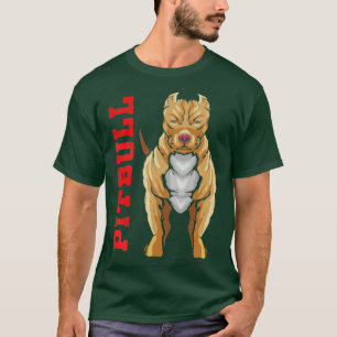 T-shirt Pitbull Terrier Chien Muscle Pit Bull Agressive