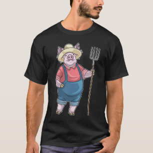 T-shirt Pitchfork, éleveur de porcs