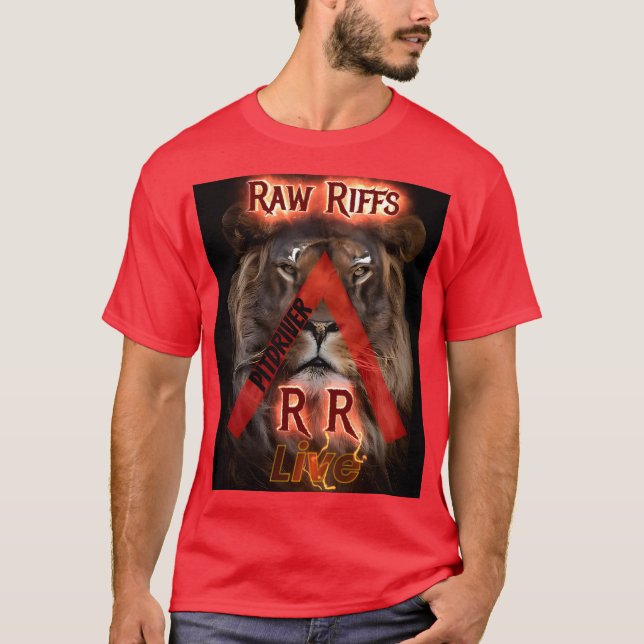 T-shirt PitDriver Riffs crus Live (Devant)