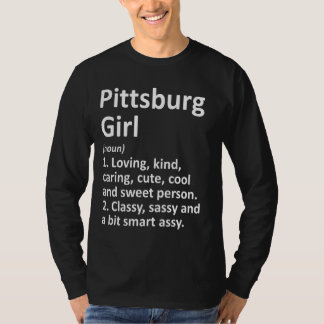 T-shirt Pittsburg Girl Tx Texas Funny City Home Roots