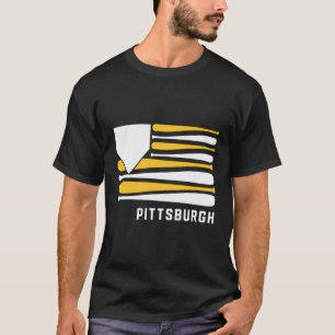 T-shirt Pittsburgh Baseball Est Américain