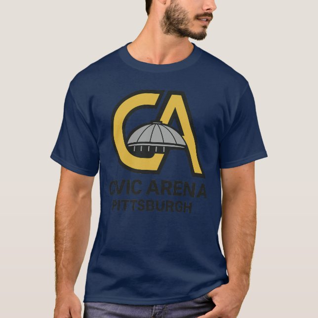T-shirt Pittsburgh Civic Arena Design hommage (Devant)