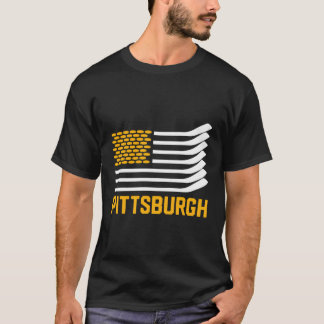 T-shirt Pittsburgh Hockey Est Américain