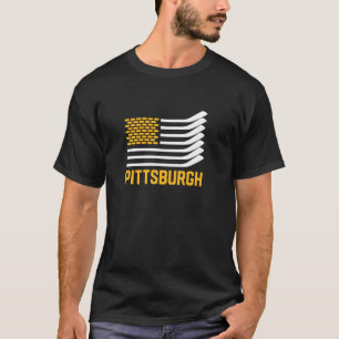 T-shirt Pittsburgh Hockey est un survol américain