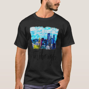 T-shirt Pittsburgh Pennsylvanie Accueil Ville Héritag
