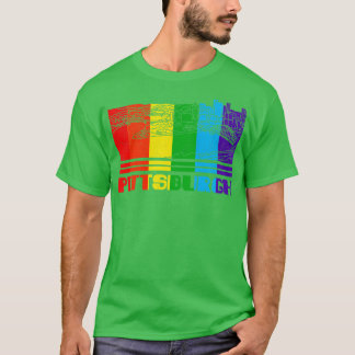 T-shirt Pittsburgh Pride Pittsburgh Gay Don LGBT Gay Suppo