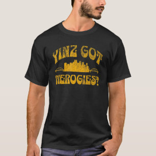 T-shirt Pittsburgh Yinz Yinzer Steel City 412 Pierogies