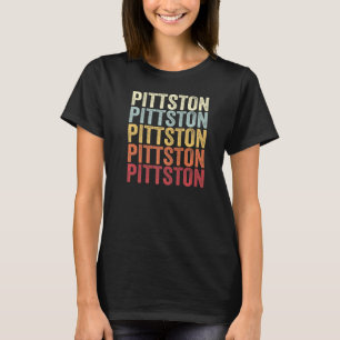 T-shirt Pittston Pennsylvania Pittston PA Retro Vintage Te