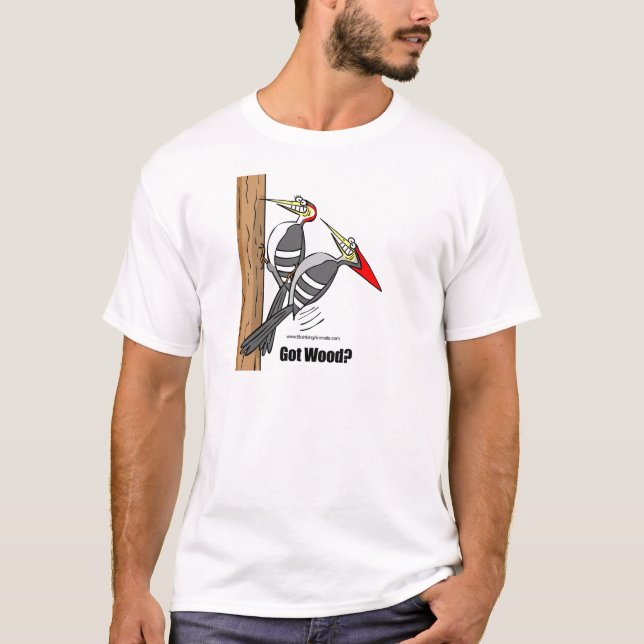 T-shirt piverts boinking, accouplement de piverts (Devant)
