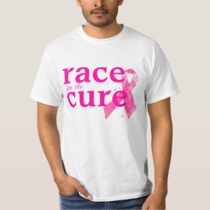 T-shirt PixDezines Cancer Awareness, Pink Ribbon