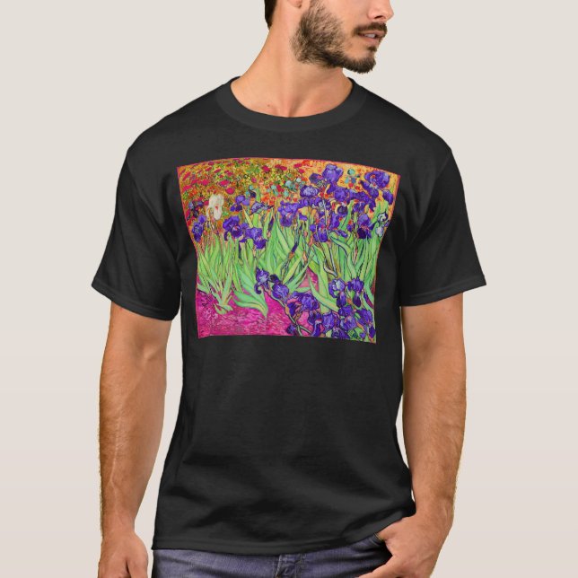T-shirt PixDezines van gogh iris/st. rémy (Devant)