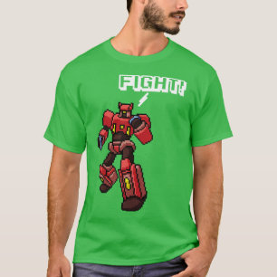 T-shirt Pixel Art Robot