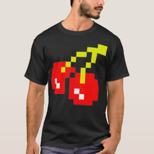 T-shirt Pixel Cherries 80s Vidéo Jeu Costume Halloween