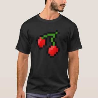 T-shirt Pixel Cherries 8 bit 80s Vidéo Jeu Halloween Coût