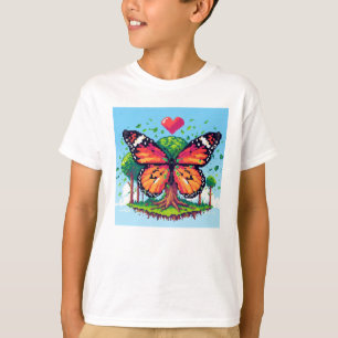 T-shirt Pixel Friends : Forest Protection (papillon) #08