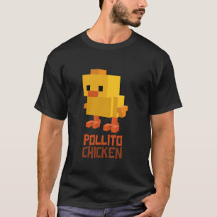 T-shirt Pixel Pollito Poulet Drôle Style de jeu vidéo rétr