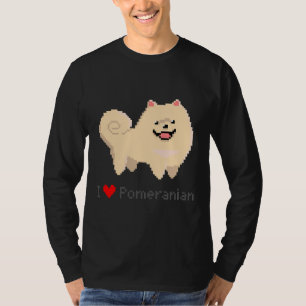 T-shirt Pixel Pomeranian