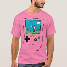 T-shirt Pixel Sport Golf Retro Gaming