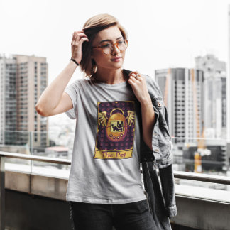 T-shirt Pixel Tarot Card Retro Jeu