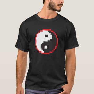 T-shirt Pixel Yin-Yang
