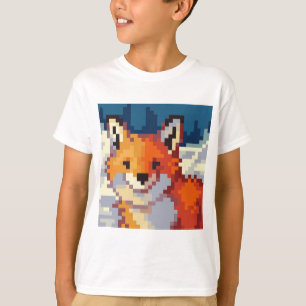T-shirt Pixelart, Pixel Art, Fox, renvos