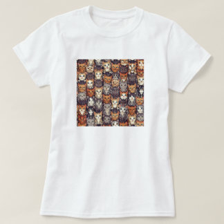 T-shirt Pixelated Digital Colorful Cats