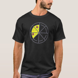 T-shirt Pizza 3 tranches Fromage Pepperoni Alimentation gé