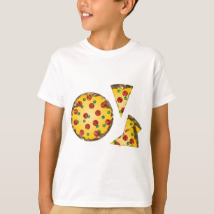 T-shirt pizza à paillettes