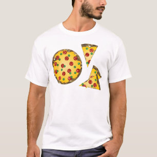 T-shirt pizza à paillettes