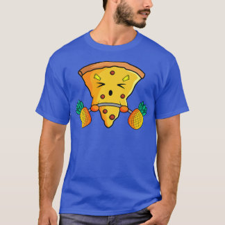 T-shirt Pizza ananas Fitness Lifting Barbell Hawaiian F