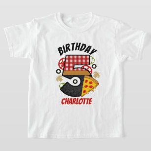 T-shirt Pizza Anniversaire 5 Cinquième Anniversaire Pizza 