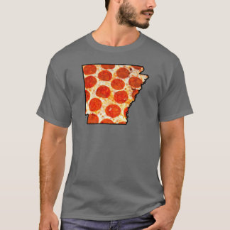 T-shirt Pizza Arkansas Pepperoni surdimensionnée