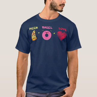 T-shirt Pizza Bagel Lover Funny Cute 14332977