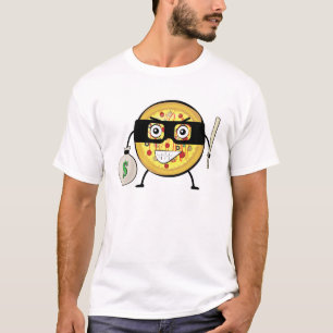 T-shirt Pizza Bandit - Illustration de caractère amusant