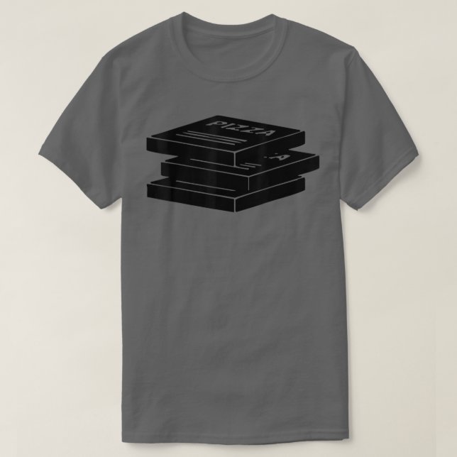 T-shirt Pizza Box Stack (Design devant)