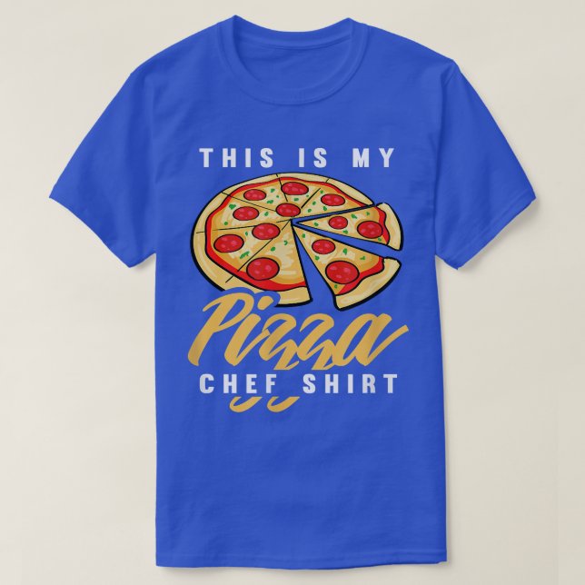 T-shirt Pizza Chef Ironie Pizza Maker Italien (Design devant)