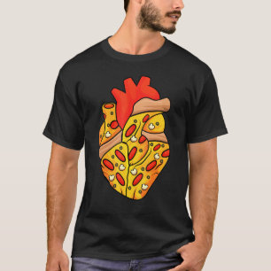 T-shirt Pizza Coeur Slice Neapolitain Pizzeria Pizzaiolo C