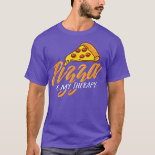 T-shirt Pizza Comme Thérapie Pizza Ironique Faire Chef 142